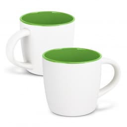White/Bright Green