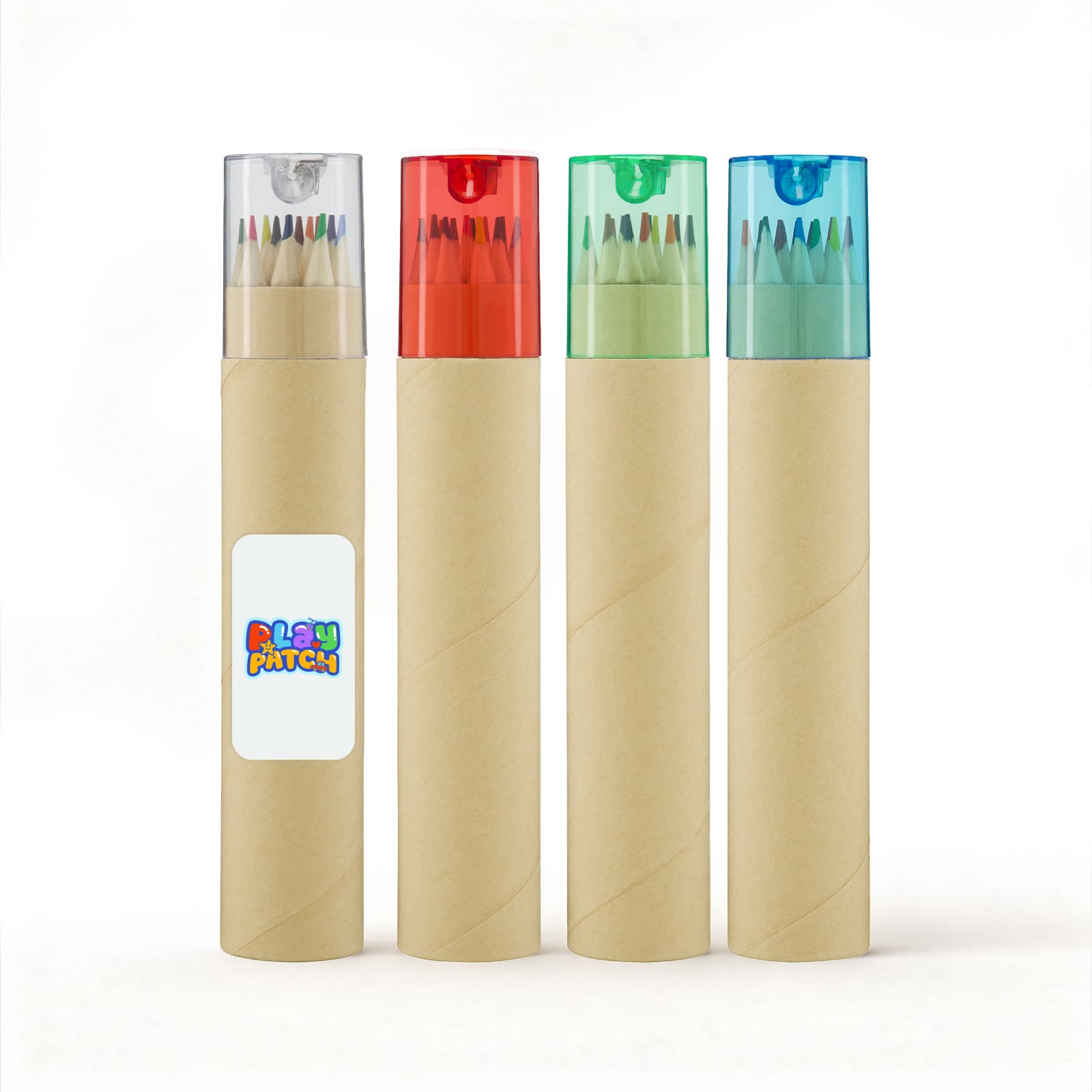 Colouroo Long Pencils in Tube-Active Image