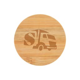 Discus Bamboo Bottle Opener Coaster  - image 9