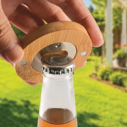 Discus Bamboo Bottle Opener Coaster  - image 6