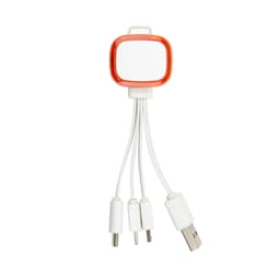 White/Orange