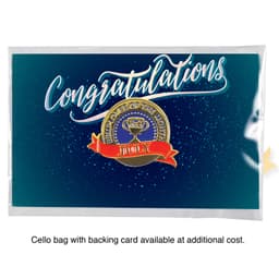 On backing card