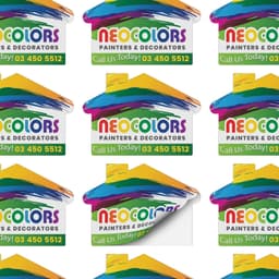 AD Labels 70 x 50mm - House Shaped - image 1