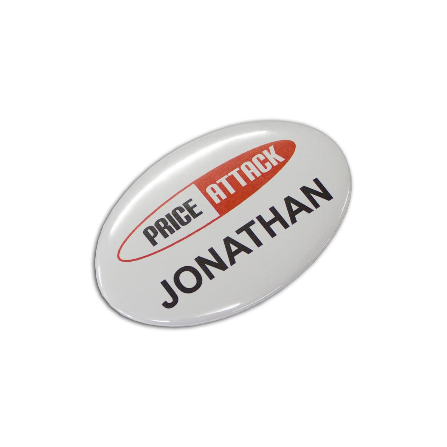 Button Badge Oval - 65 x 45mm-Active Image