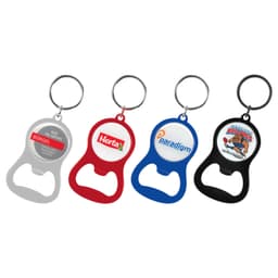Chevron Bottle Opener Key Ring - image 1