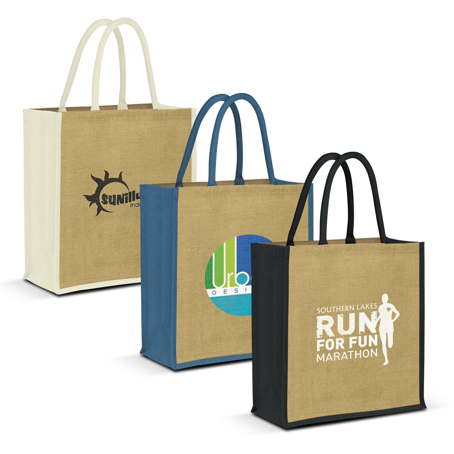 Lanza Jute Tote Bag-Active Image