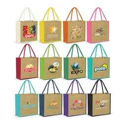 Monza Jute Tote Bag - image 1