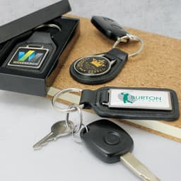 Baron Leather Key Ring - Round - image 2