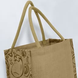 Monza Jute Tote Bag - image 2