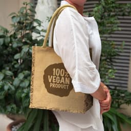 Monza Jute Tote Bag - image 1