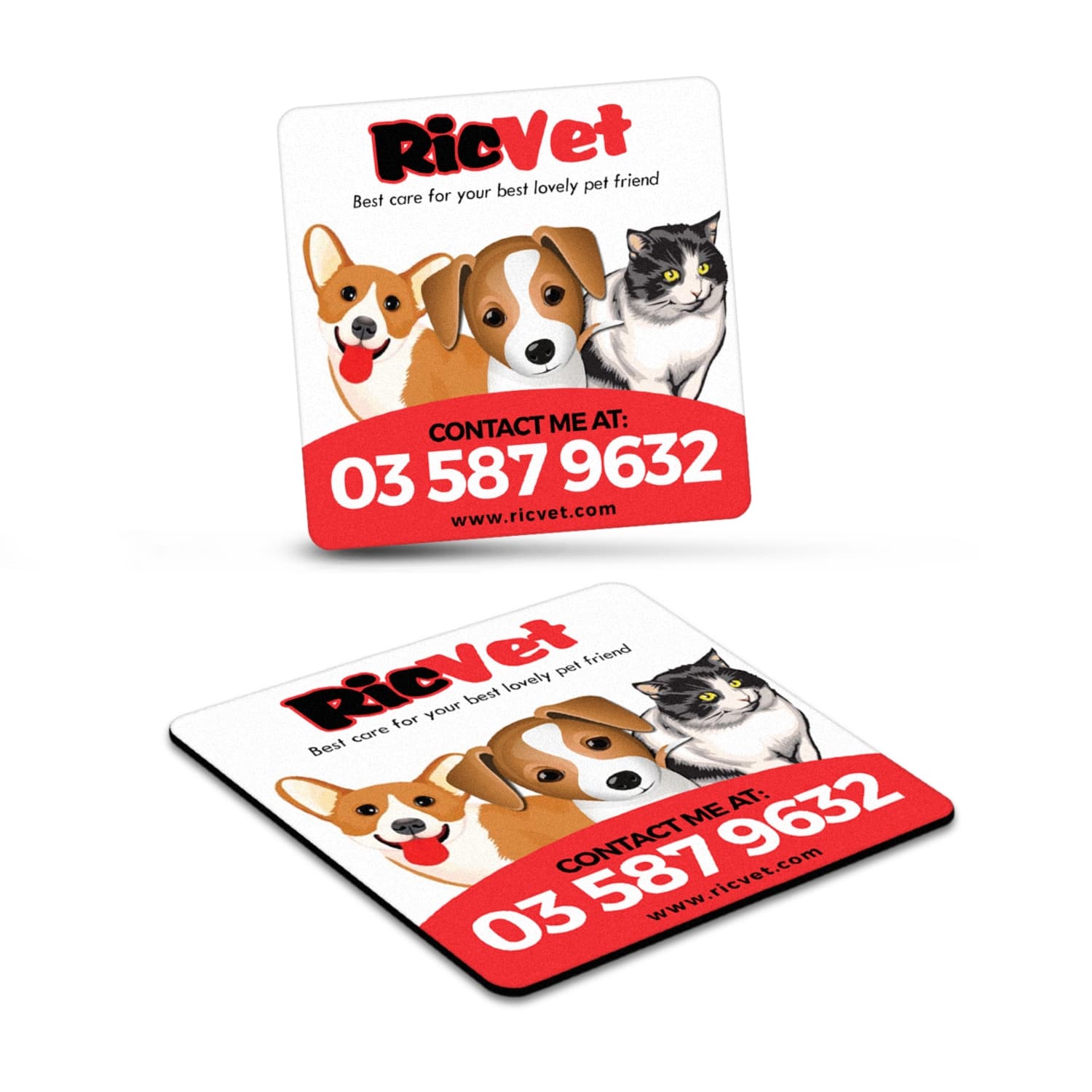 Fridge Magnet 65 x 65mm - Square-Active Image