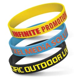 Silicone Wrist Band - Embossed - image 30