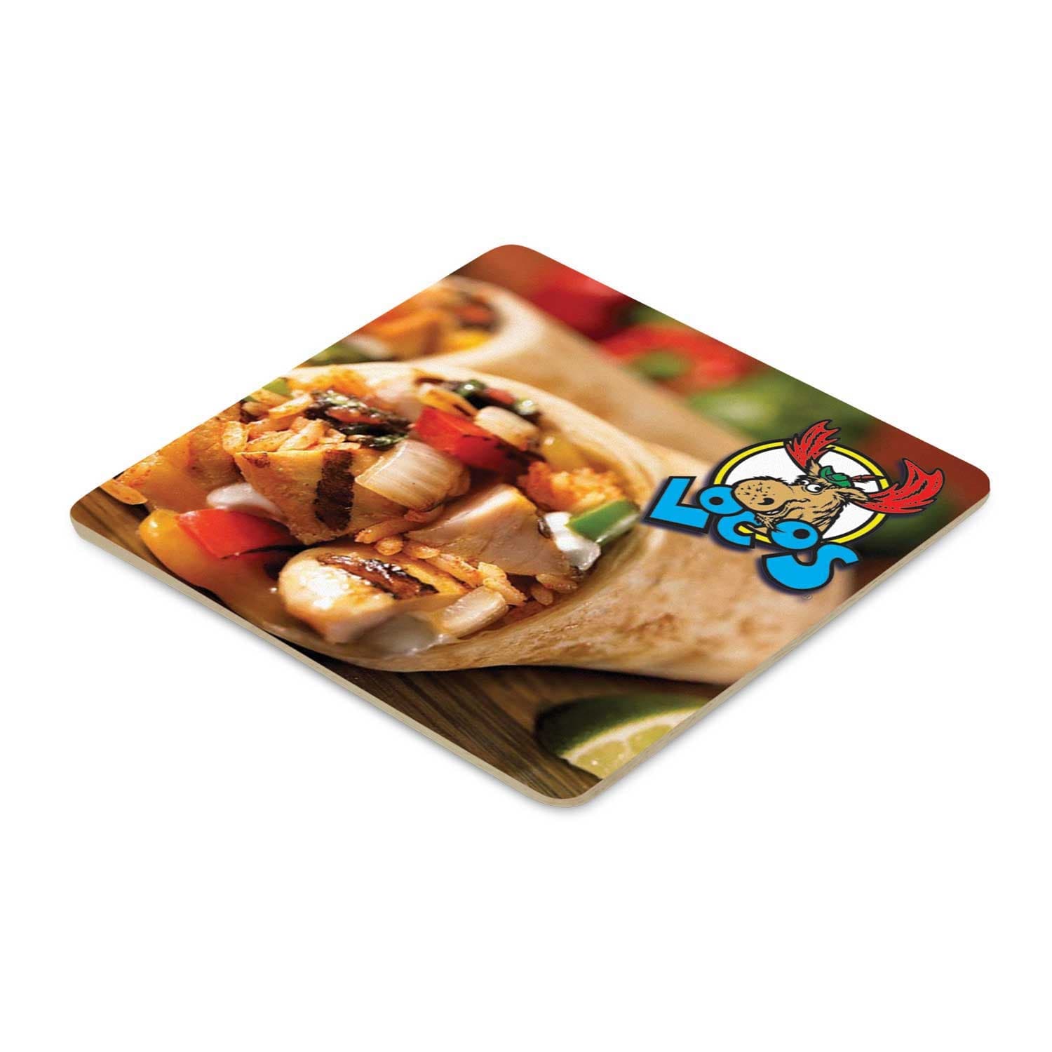 Cardboard Drink Coaster - Square-Active Image
