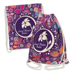 Brazil Cotton Drawstring Backpack - image 1