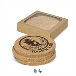 Oakridge Cork Coaster Round - Set of 4 - image 4