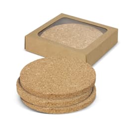 Oakridge Cork Coaster Round - Set of 4 - image 2