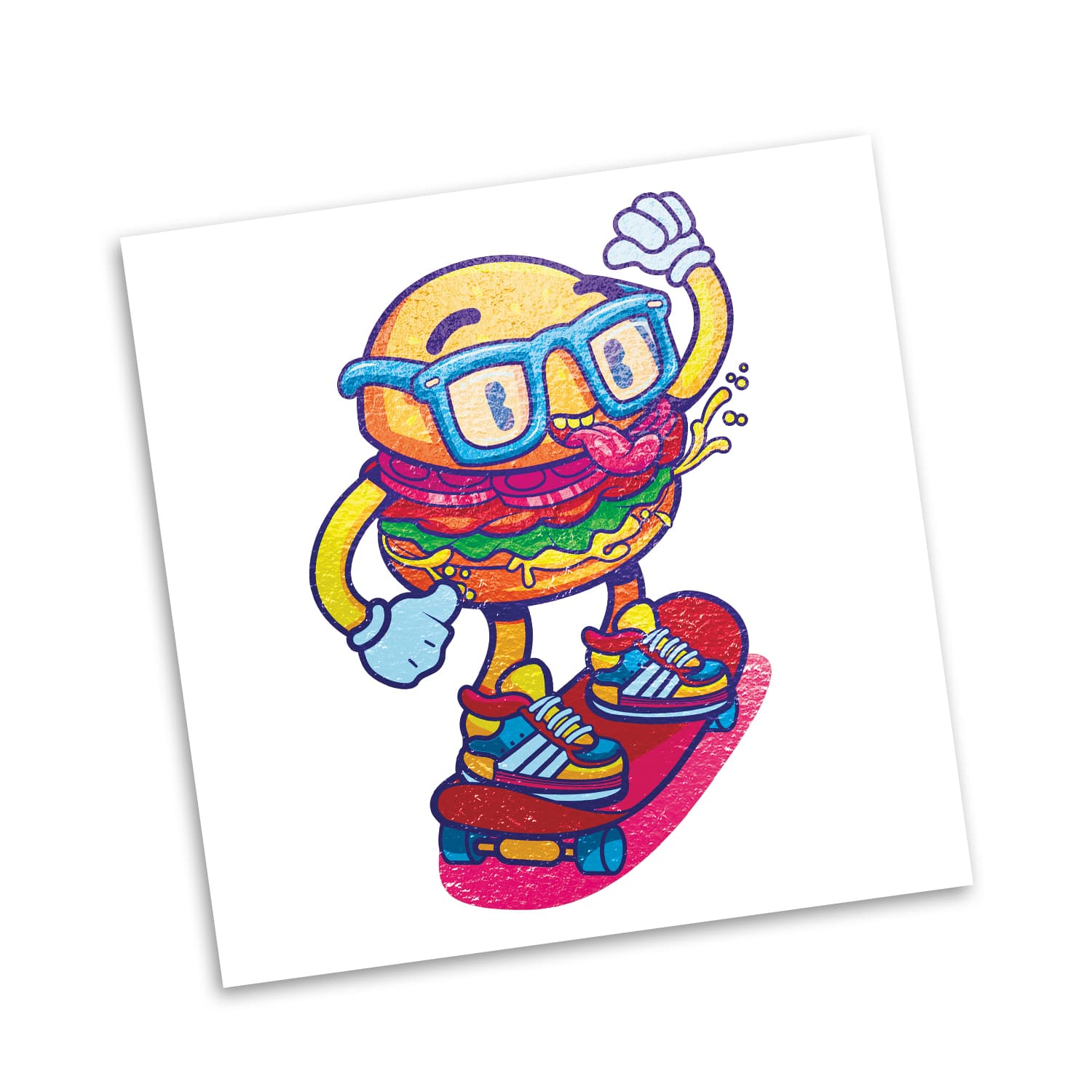 Temporary Tattoo Foil - 51mm x 51mm-Active Image