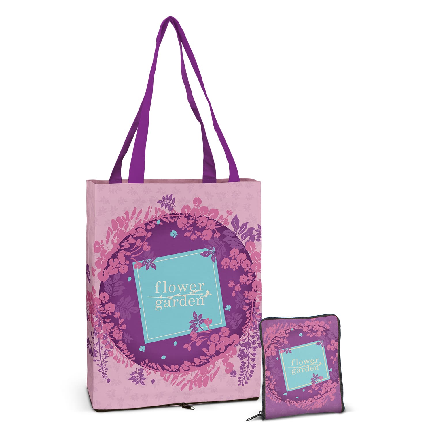 Dallas Compact Cotton Tote Bag-Active Image