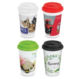 Aztec Double Wall Coffee Cup - Full Colour - image 4