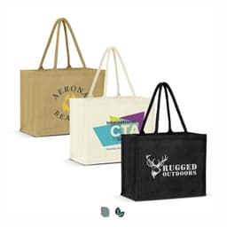Torino Jute Tote Bag - Colour Match - image 5