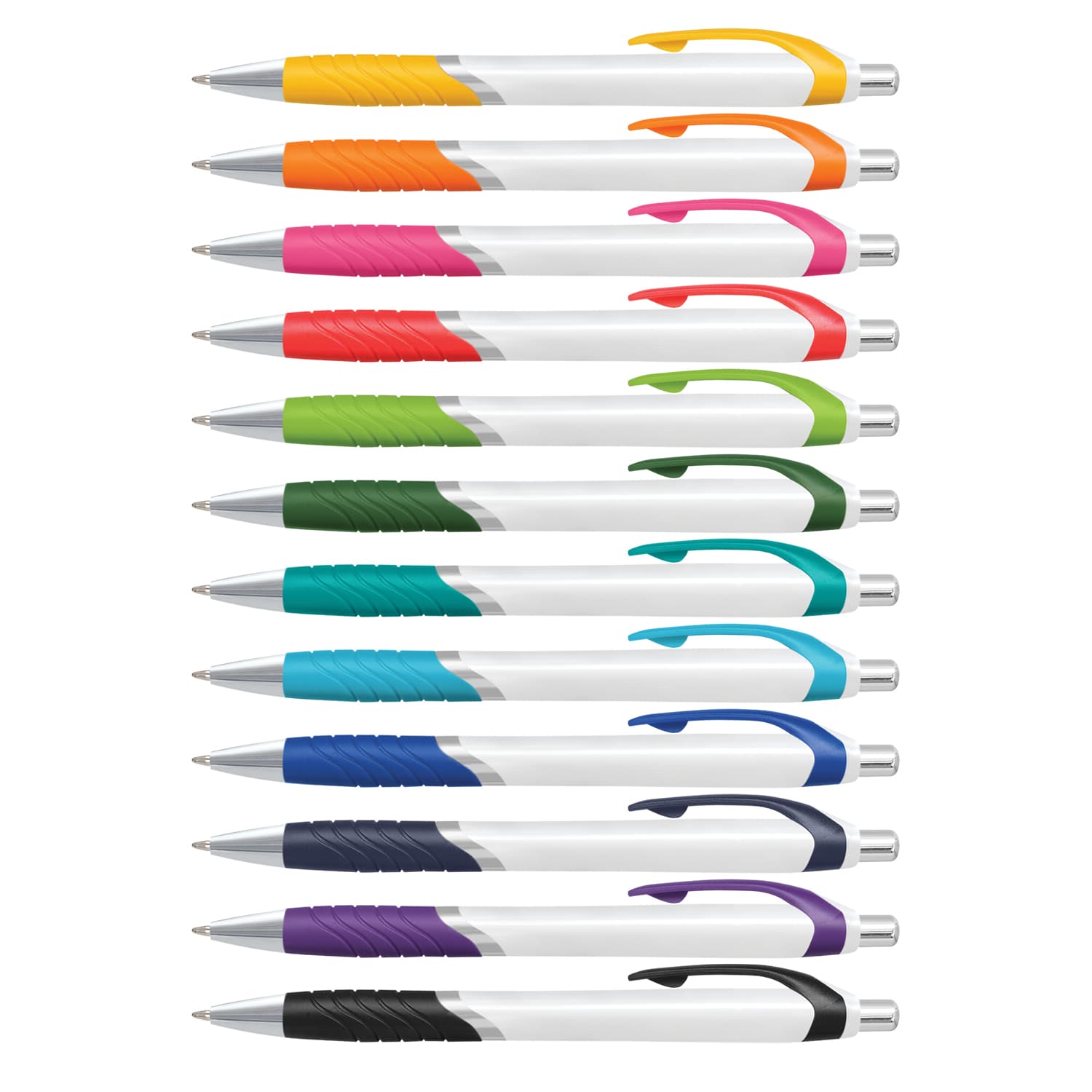 Jet Pen -  White Barrel-Active Image