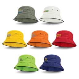 Bondi Bucket Hat - Black Sandwich Trim - image 8