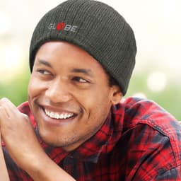 Nebraska Heather Cable Knit Beanie - image 5
