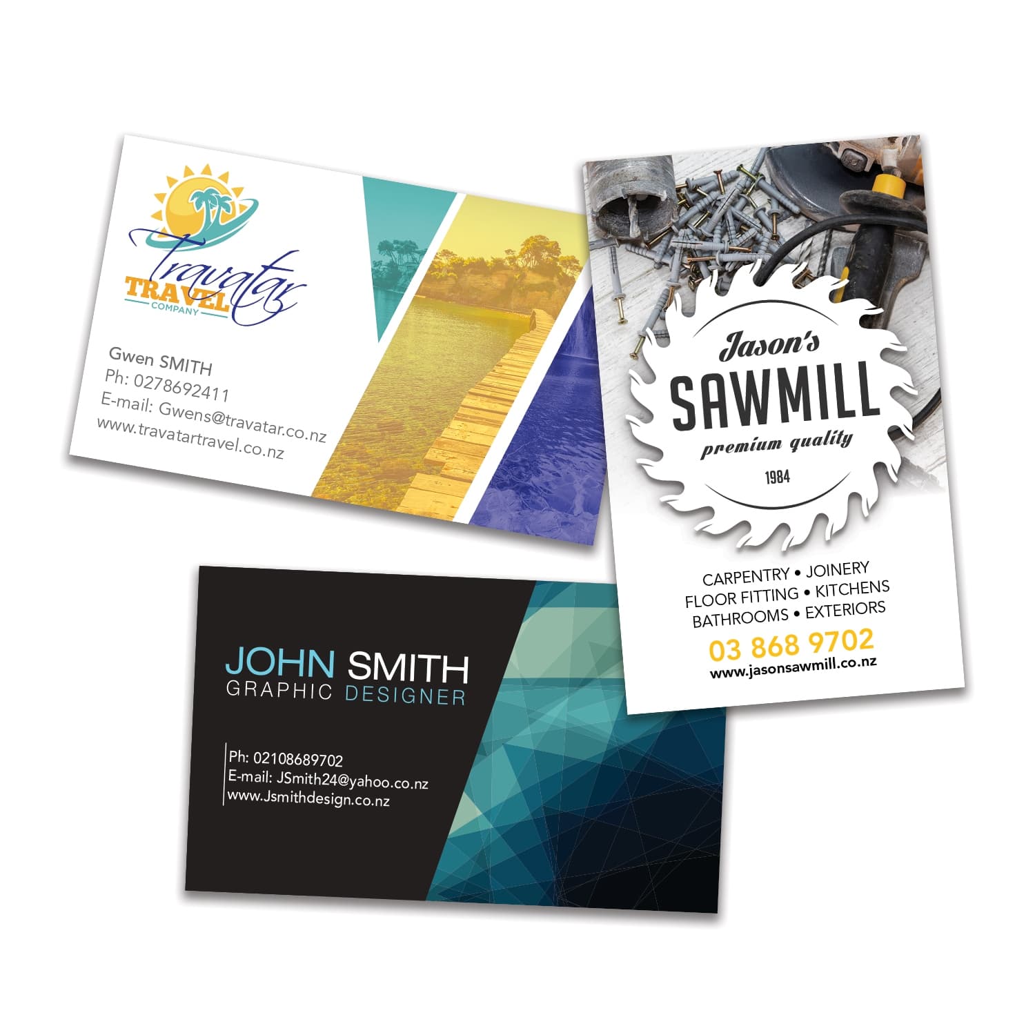 Full Colour Business Cards-Active Image