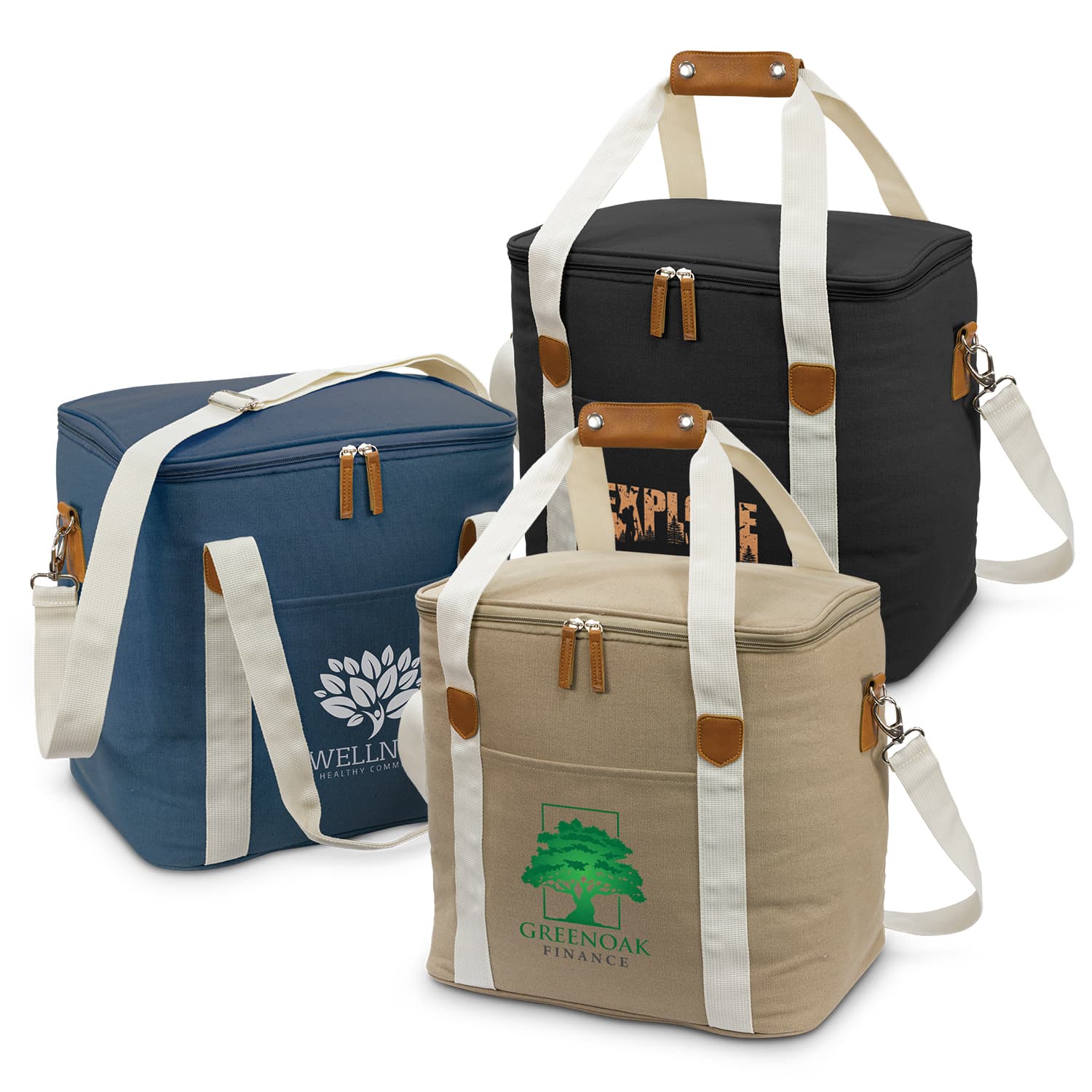 Canvas Cooler Bag-Active Image