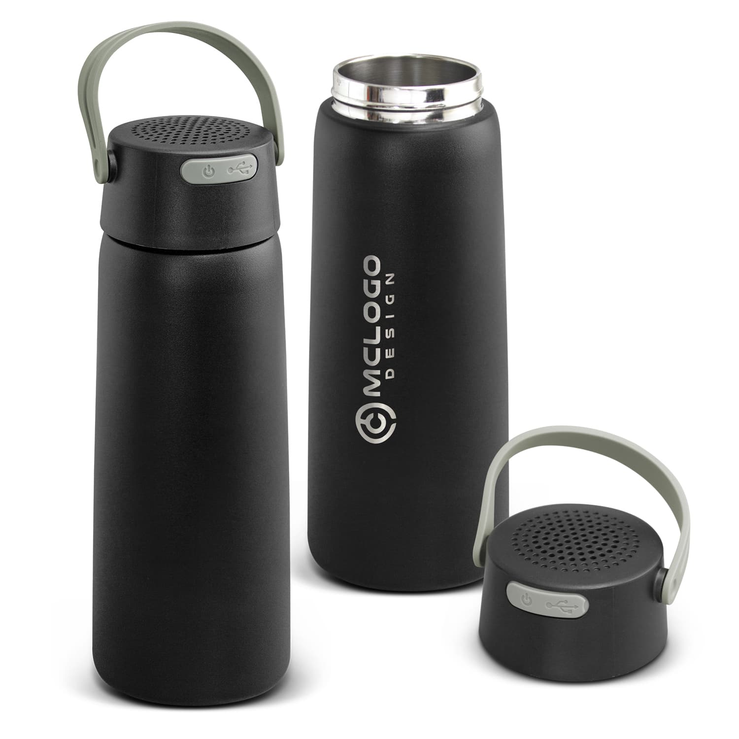 Bluetooth Speaker Vacuum Bottle-Active Image