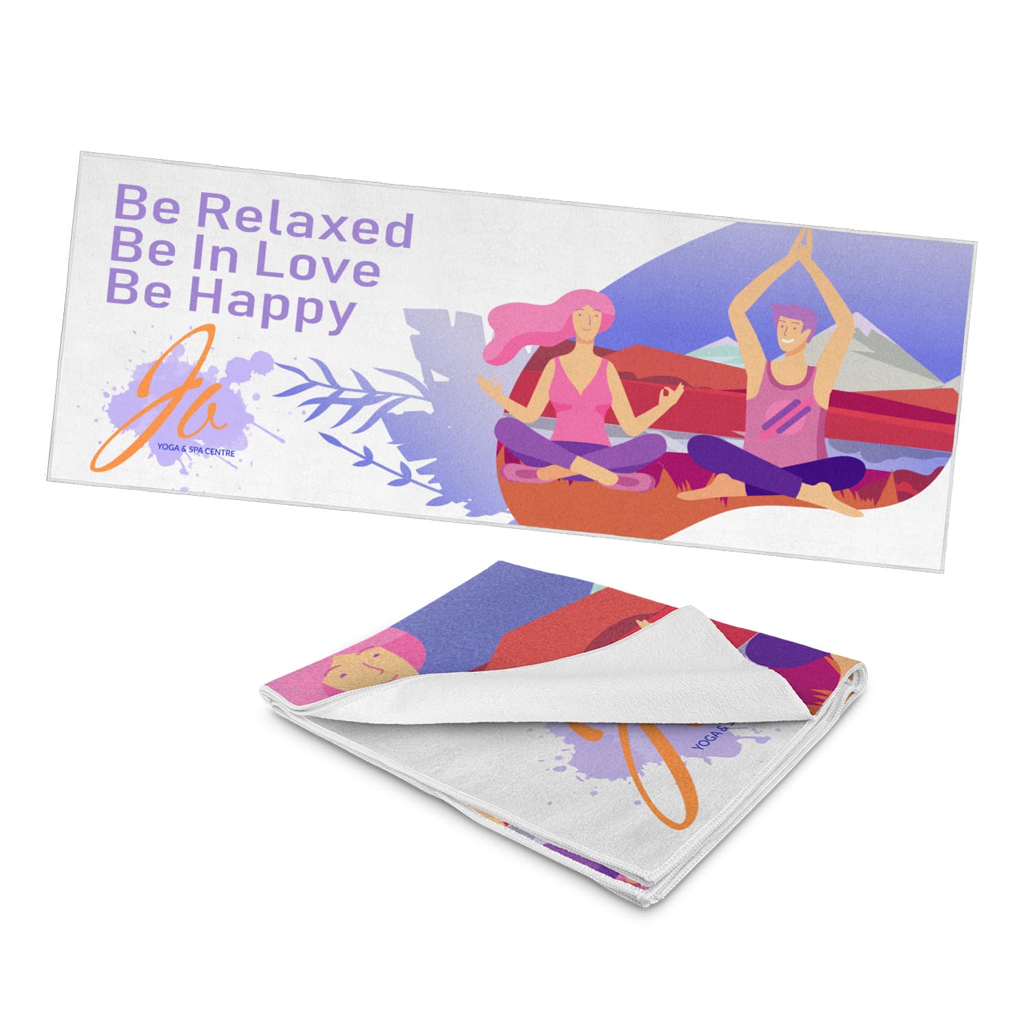 Zen Yoga Towel-Active Image