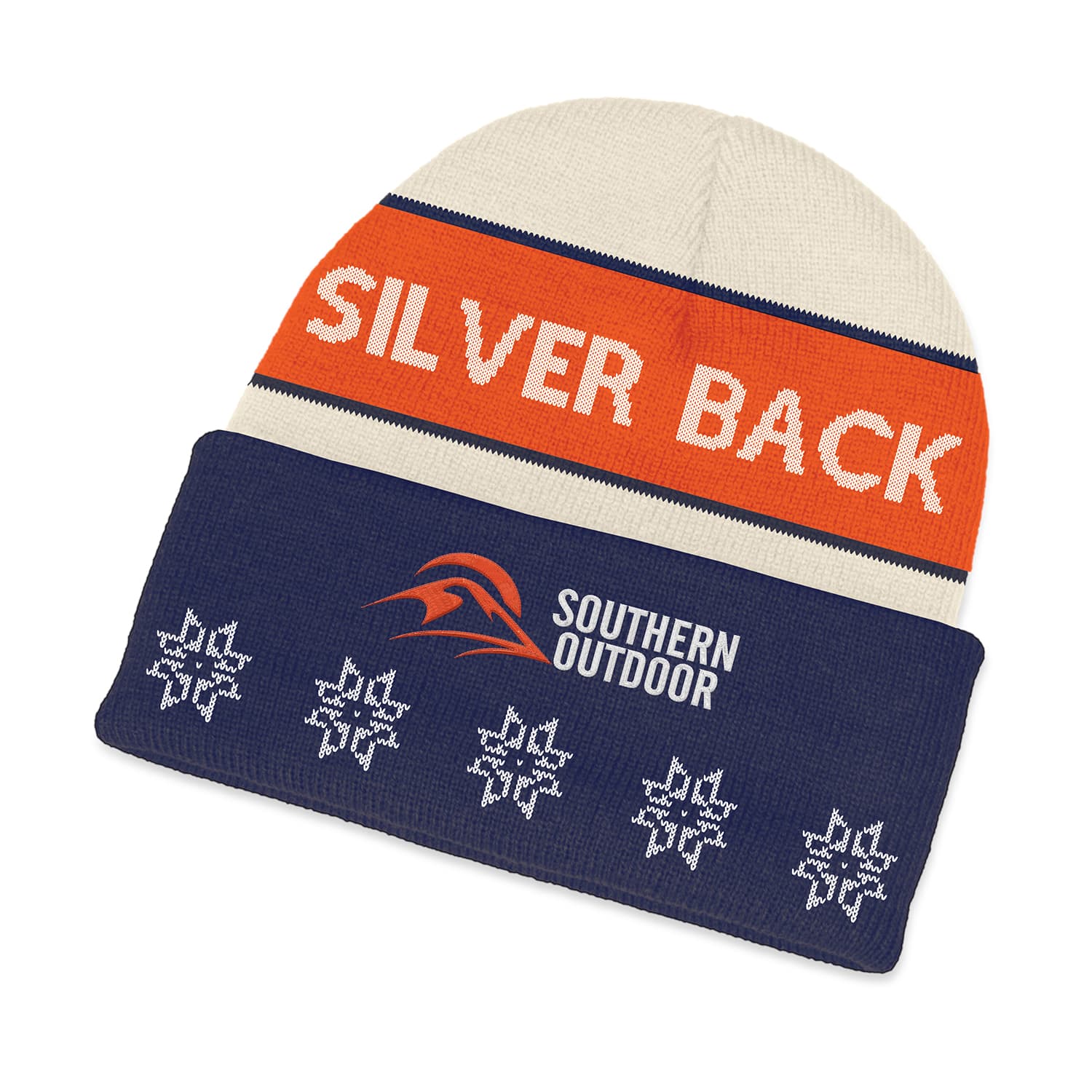 Cordova Custom Knitted Beanie-Active Image