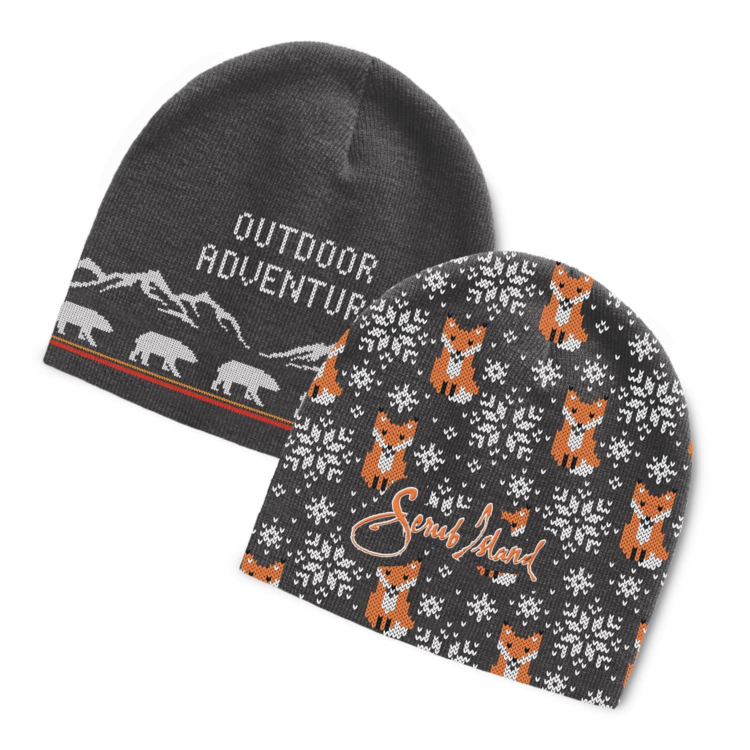 Juneau Custom Knitted Beanie-Active Image