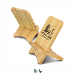 Bamboo Wireless Charging Stand - image 4