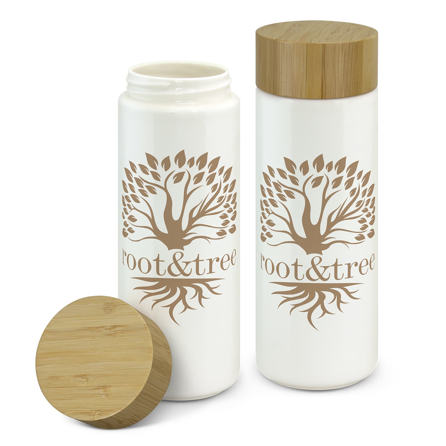 Reservoir Double Wall Ceramic Bottle-Active Image