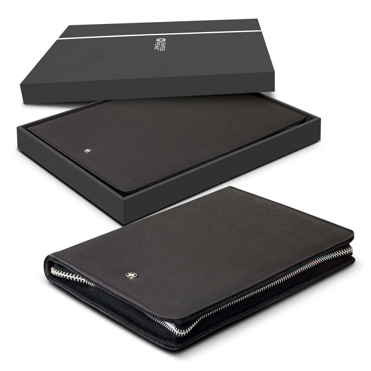 Swiss Peak Heritage A5 Portfolio with Zipper-Active Image
