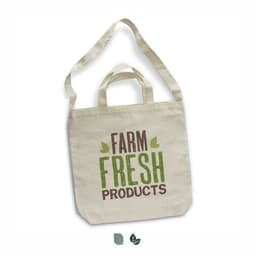 Cotton Shoulder Tote Bag - image 4