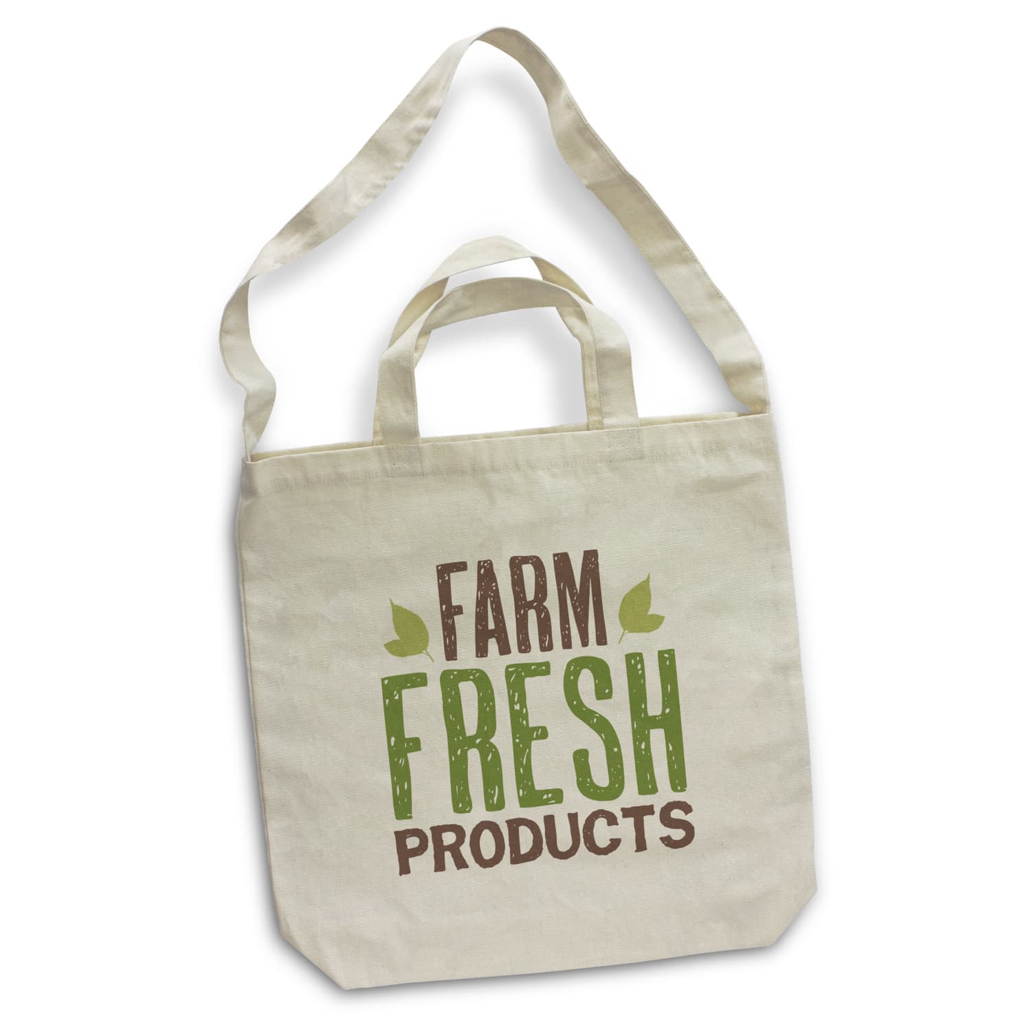 Cotton Shoulder Tote Bag-Active Image