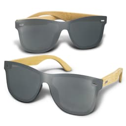 Ryder Mirror Lens Sunglasses - Bamboo - image 3