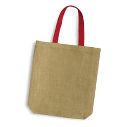 Thera Jute Tote Bag - Coloured Handles - image 4