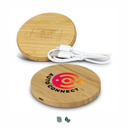 Vita Bamboo Wireless Charger - Round - image 4