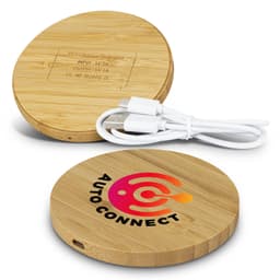 Vita Bamboo Wireless Charger - Round - image 5