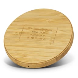 Vita Bamboo Wireless Charger - Round - image 2