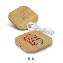 Vita Bamboo Wireless Charger - Square - image 3