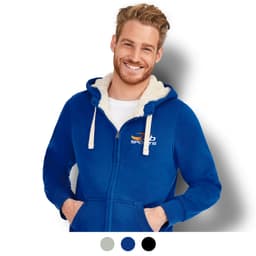 SOLS Sherpa Unisex Zipped Sweatshirt - image 1