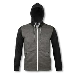 SOLS Silver Unisex Zipped Sweatshirt - image 1