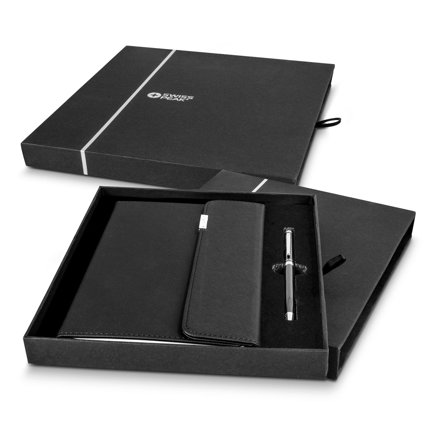 Swiss Peak A5 Notebook and Pen Set-Active Image