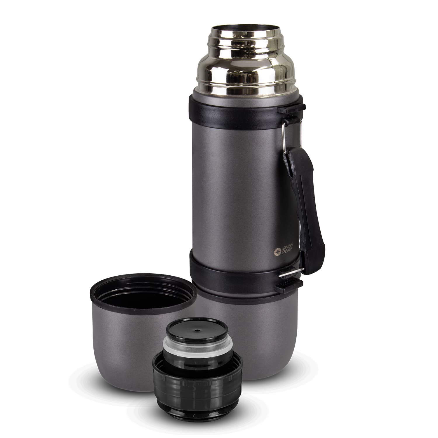 Swiss Peak Duo Cup Vacuum Flask-Active Image