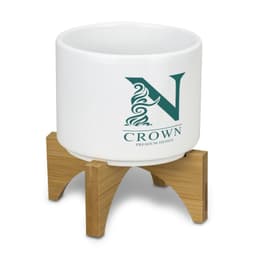 Planter with Bamboo Base - image 1