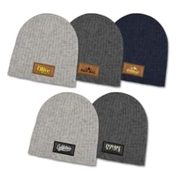 Nebraska Heather Cable Knit Beanie With Patch - image 4